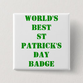 St. Patrick's Day Button