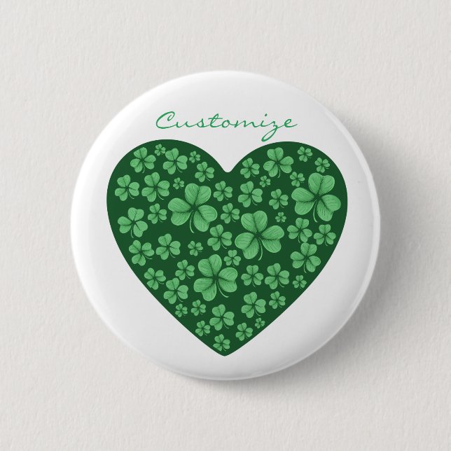 St. Patrick's Day Button (Vorderseite)