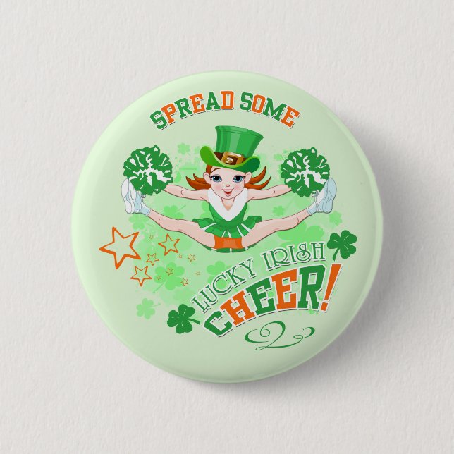 St. Patrick's Day Button (Vorderseite)