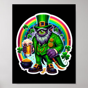 St. Patricks Day Bylor des Bösen Blicks Irischer D Poster