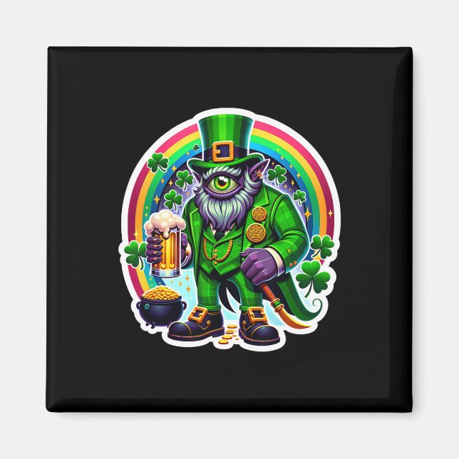 St. Patrick's Day Bylor des Bösen Blicks Irischer  Magnet (Vorne)