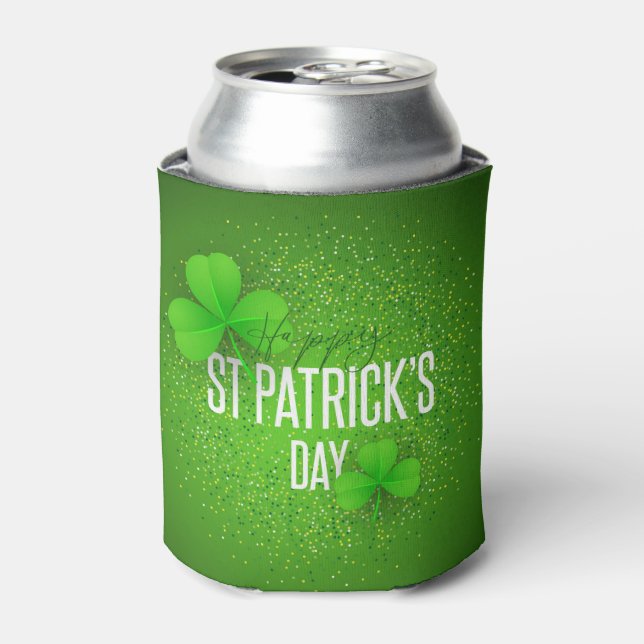 St Patrick's Day Can Cooler Dosenkühler (Kanne Vorderseite)