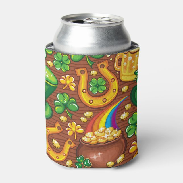 St. Patrick's Day - Can Cooler Dosenkühler (Kanne Vorderseite)