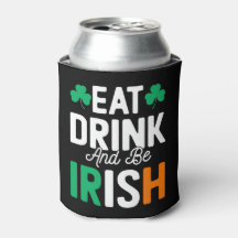 St Patrick's Day Can Cooler