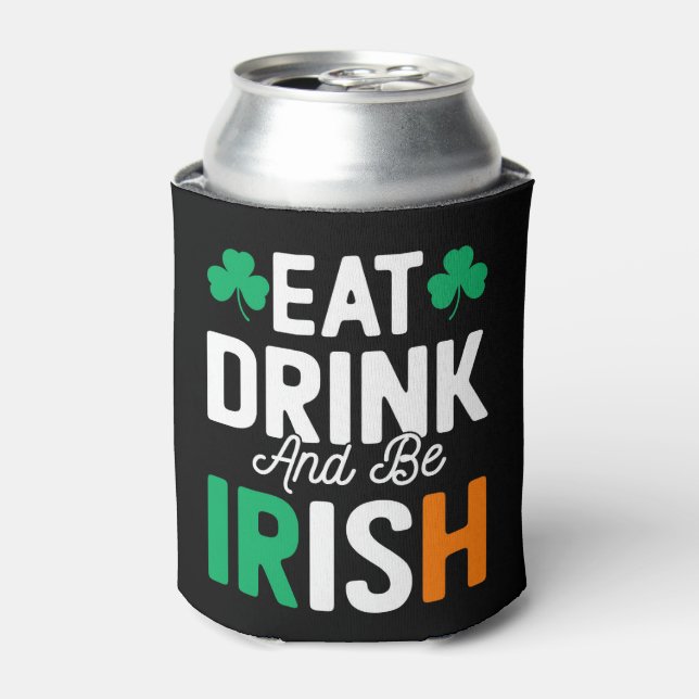 St Patrick's Day Can Cooler Dosenkühler (Kanne Vorderseite)