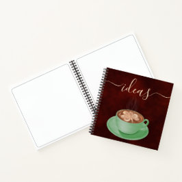 St. Patrick's Day Cappuccino Kaffee Notizbuch
