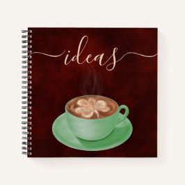 St. Patrick's Day Cappuccino Kaffee Notizbuch