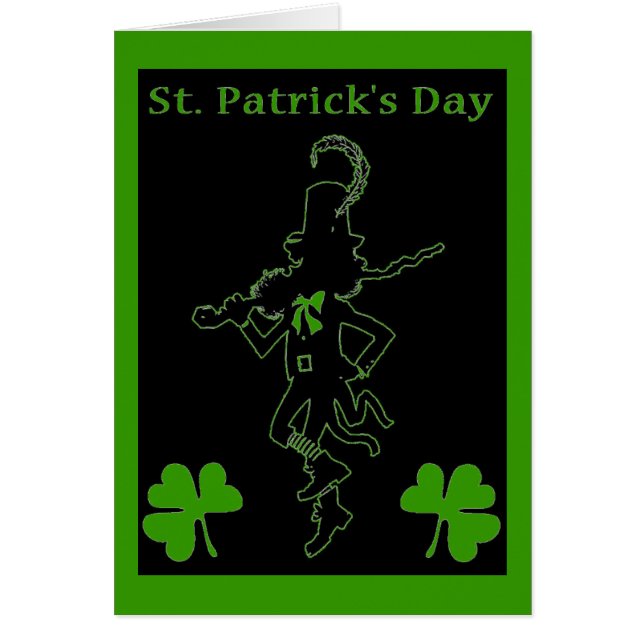 St. Patrick's Day Card (Vorne)