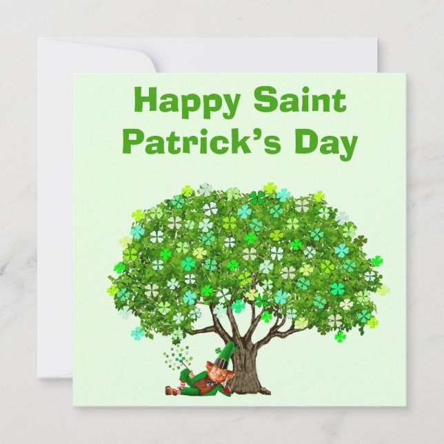St. Patrick's Day Card Feiertagskarte (Vorderseite)