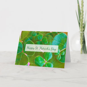 St. Patrick's Day Card für das personalisierte Kle Karte
