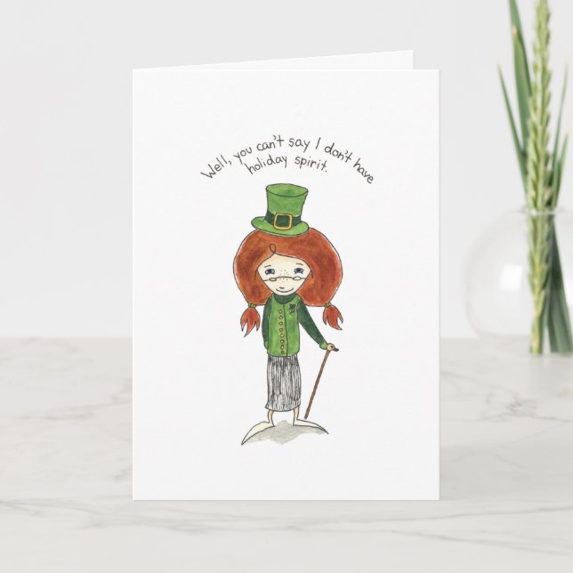 St. Patrick's Day Card Karte (Vorderseite)