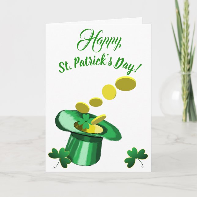 St. Patrick's Day Card Karte (Vorderseite)