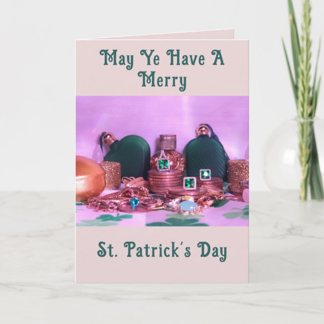 St. Patrick's Day Card Karte (Vorderseite)