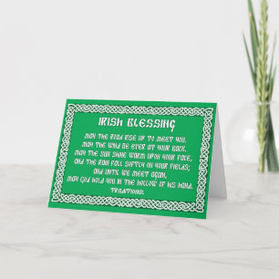 St Patrick's Day Card mit Irish Sessing 1 Karte