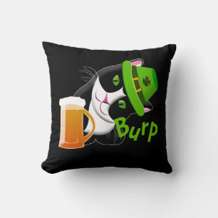 St. Patrick's Day Cat Kissen