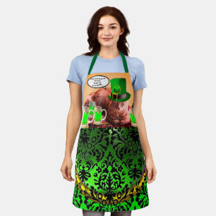 ST.PATRICK'S DAY CAT LEPRECHAUN HAT IRISH BIER SCHÜRZE