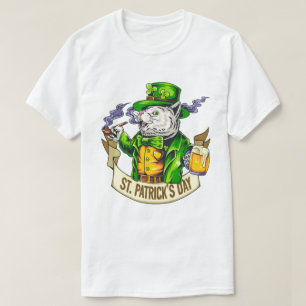 St. Patrick's Day Cat T-Shirt