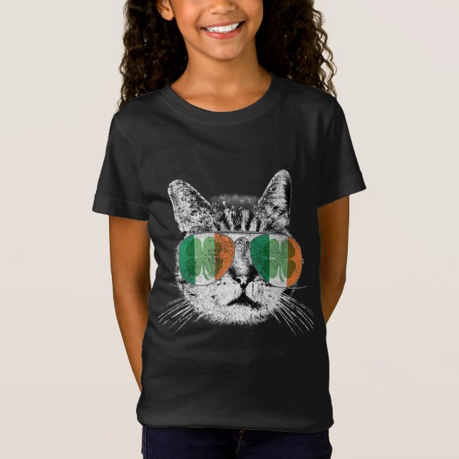 St Patrick's Day Cat Tricks Irish Saint Catty's Sh T-Shirt (Vorderseite)