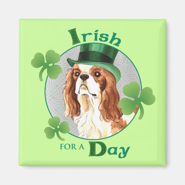 St. Patrick's Day Cavalier Magnet (Vorne)
