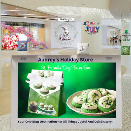 St Patrick's Day Celebration Favor Box Geschenkschachtel