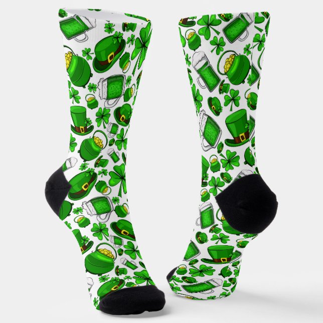 St. Patrick's Day Celebration Socken (Gewinkelt)
