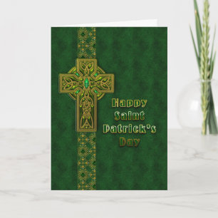 St. Patrick's Day - Celtic Cross Karte