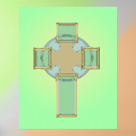 St. Patrick's Day Celtic Cross Poster