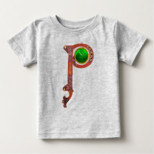 ST PATRICK'S DAY CELTIC P MONOGRAM MIT KLEEBLATT BABY T-SHIRT