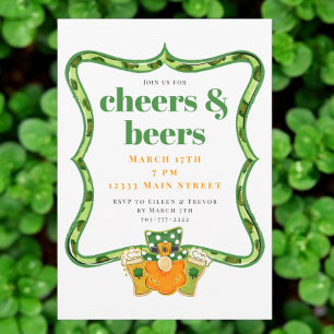 St Patrick's Day Cheers and Biers Party Einladung