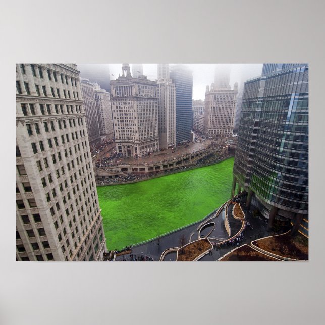 St. Patricks Day, Chicago Poster (Vorne)