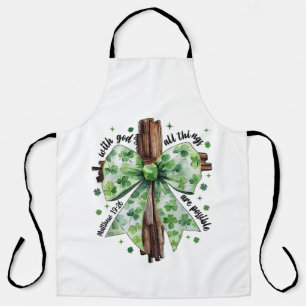 St. Patrick's Day Christlicher Glaube Kleeblatt Sh Schürze