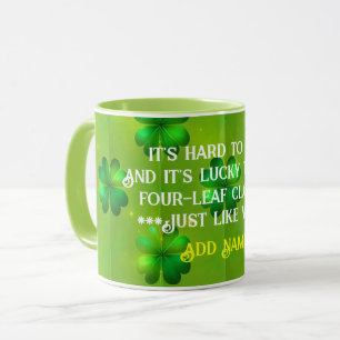 St Patrick's Day Clover 4 Liste der populären Samm Tasse