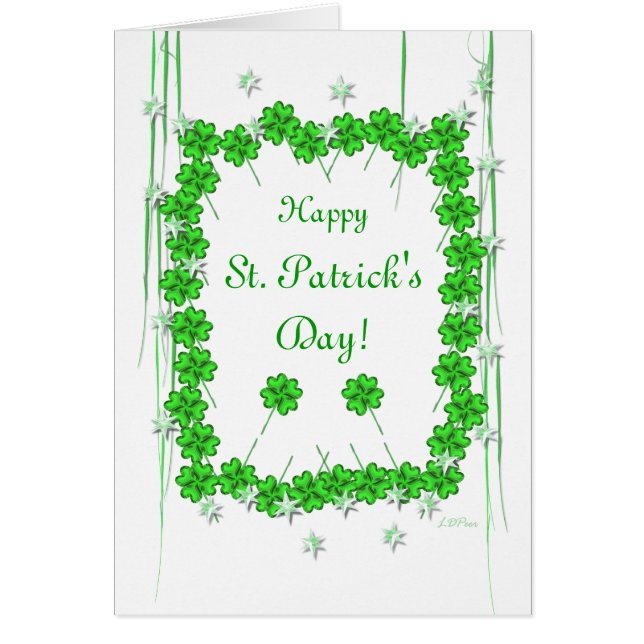 St. Patrick's Day Clover and Stars (Vorne)