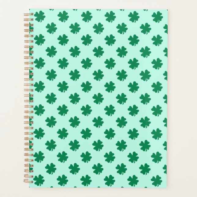 St. Patrick's Day Clover Blätter Pattern-54601 Planer (Vorderseite)