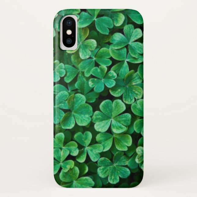 St. Patrick's Day Clover Case-Mate iPhone Hülle (Rückseite)
