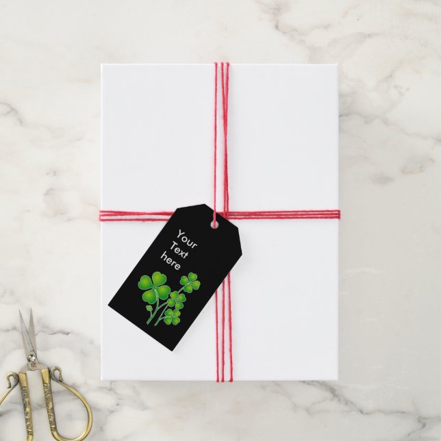 St. Patrick's Day Clover + Ihre Ideen Geschenkanhänger (Mit Garn)