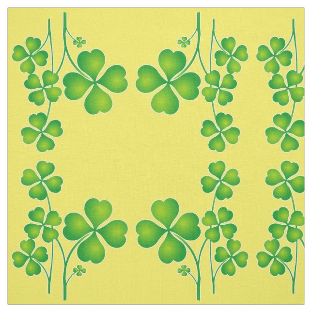 St. Patrick's Day Clover + Ihre Ideen Stoff (Muster)