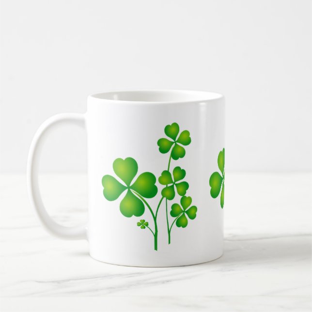 St. Patrick's Day Clover + Ihre Ideen Tasse (Links)