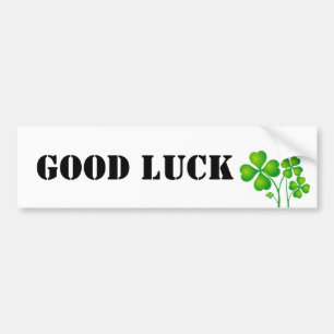 St. Patrick's Day Clover / Kleeblatts + Ihre Ideen Autoaufkleber