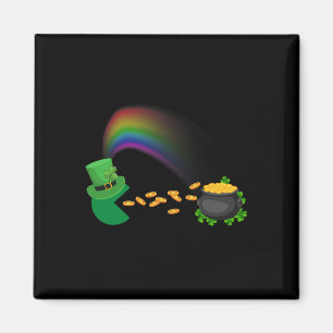 St Patricks Day Clovers Fun Boys Girls Kinder Magnet