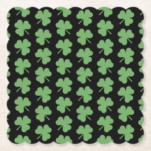 St. Patrick's Day Clovers Paper-Untersetzer Untersetzer
