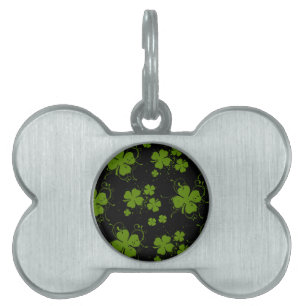 St. Patrick's Day, Clovers, Wirbel - Black Green Tiermarke