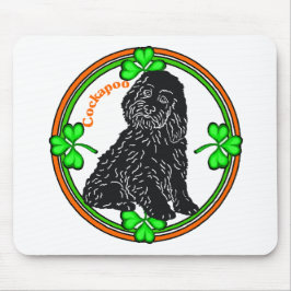 St. Patrick's Day Cockapoo Mousepad