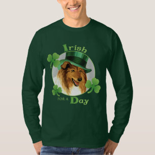 St. Patrick's Day Collie T-Shirt