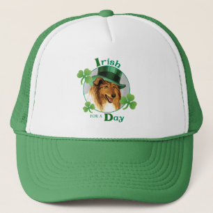 St. Patrick's Day Collie Truckerkappe