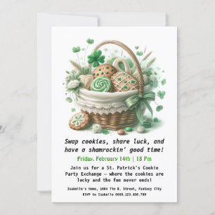 St. Patricks Day Cookies - Sweet Luck & Liebe Einladung