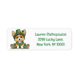 St. Patrick's Day Corgi Dog