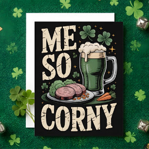 St. Patrick's Day Corned Beef Humor Karte