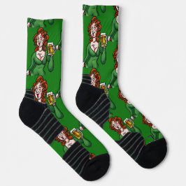 St Patrick's Day Crew Socks Socken