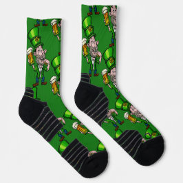 St Patrick's Day Crew Socks Socken